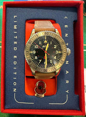 AVI-8 Royal British Legion 40mm Limited Edition rannekello