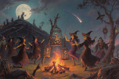 Halloween noidat juhlivat