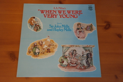 A.A.Milne:When We Were Very Young.Satukertomus LP.Hyvä!