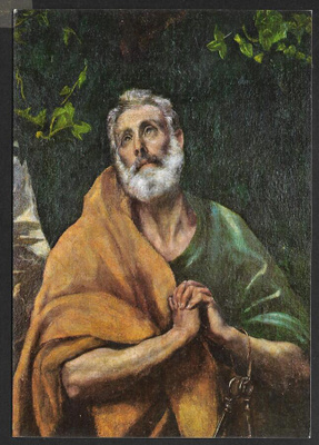 El Greco - Pyhän Pietarin kyyneleet