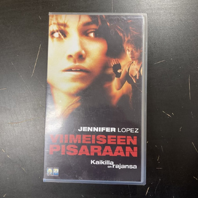 Viimeiseen pisaraan VHS
