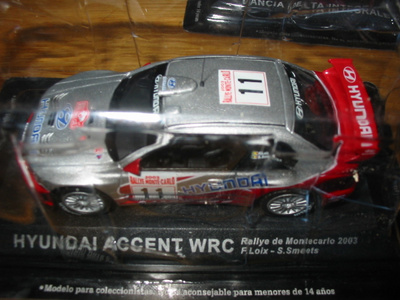 IXO 1/43 Huyndai Accent Loix 2003 Monte mint