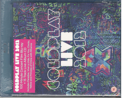 Coldplay - Live 2012 (Blu-ray + CD, 2012) vieraana Rihanna,
