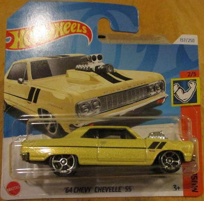 Chevrolet Chevelle SS Hardtop 2D Blower 1964 Hot Wheels 1:64