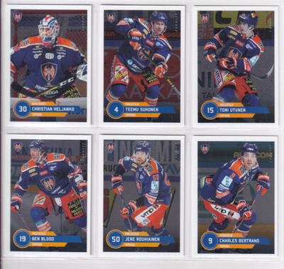 20-21 Cardset Series 1 Tappara Team Set 12 korttia (145-156)