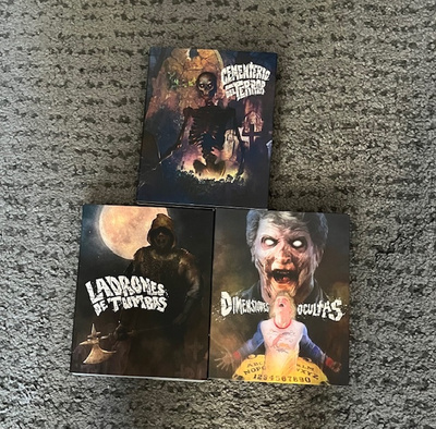 Rubén Galindo Jr.-trilogia (Vinegar Syndrome, slipcovers)
