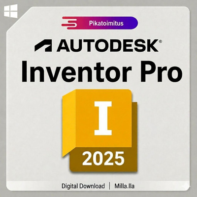 Inventor Pro 2025 | Windows | 1 vuoden lisenssiavain