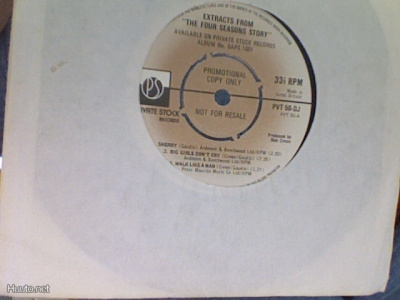 THE FOUR SEASONS :: THE FOUR SEASONS STORY :: VINYYLI 7"1976