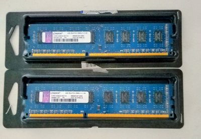 Kingston 4GB 2Rx8 PC3-12800U-11-11-B1 (2 kpl)