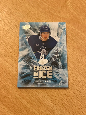 2023-24 UD Ice Matthew Knies Frozen in Ice #FI-22 (AVATTU)
