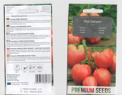 Tomaatti siemenet - Pink Oxheart #
