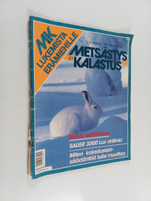 Metsästys ja kalastus 12/1989