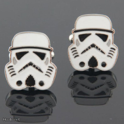 STAR WARS - STORM TROOPER CUFFLINKS - HEAD HUNTER STORE.