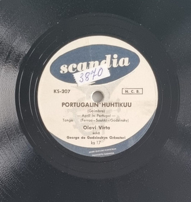 Savikiekko 1953 - Olavi Virta / Anita Kuusi - Scandia KS 207