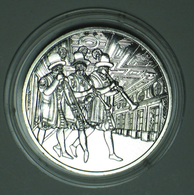 2002 Itävalta 10euro hopea juhlaraha Ambras palatsi