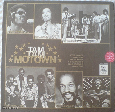 TAM TAM MOTOWN kokoelma LP -1974- ruotsi painos
