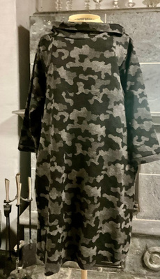 MADE IN ITALY maasto kuvio college tunika mekko M/ L