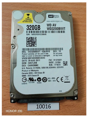 WD 320 GB kovalevy