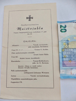 VANHA Ohjelma Sankarivainajien Muistojuhla Vaasa