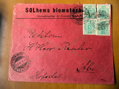1898 Hki Solhems Blomsterhem