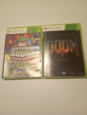 Doom3&Marvel SuPer Hero kannet ja ohjeet.