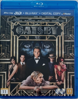 THE GREAT GATSBY 3D BLU-RAY + BLU-RAY