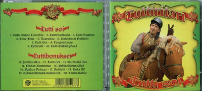 TUTTIRITARI . CD-LEVY . TUTTI SOI + TUTTIBONUKSET