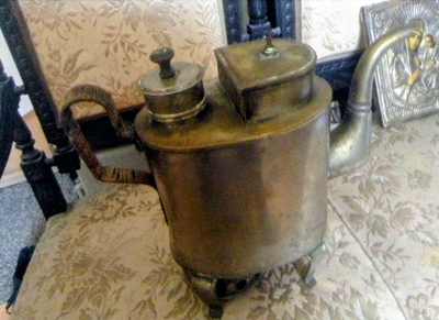 Antiikki MatkaSamovaari Venäjä 1800-luku