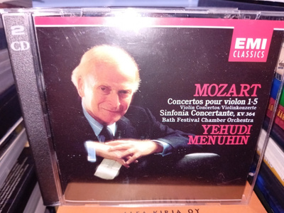 2cd Yehudi Menuhin : Mozart Concertos pout violin 1-5