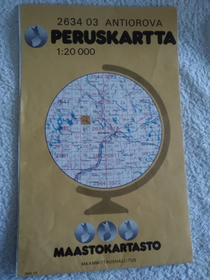 KARTTA ROVANIEMI ANTIOROVA 1:20 000
