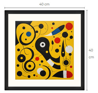 Uusi uniikki abstrakti art print taulu 40 cm x 40 cm