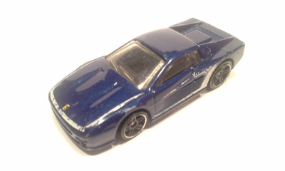 Ferrari F512M Hot Wheels tumman sininen Thaimaa 1997