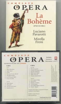 PUCCINI • PAVAROTTI • FRENI • MAGIERA: La Bohéme – 2-CD 1995
