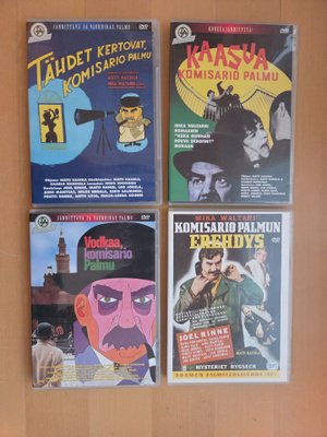 KOMISARIO PALMU ELOKUVAT . 4 KPL . DVD .