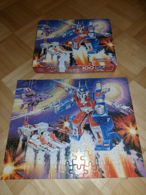 [ PALAPELI ] 1986 MB / Transformers (100 palaa CIB)