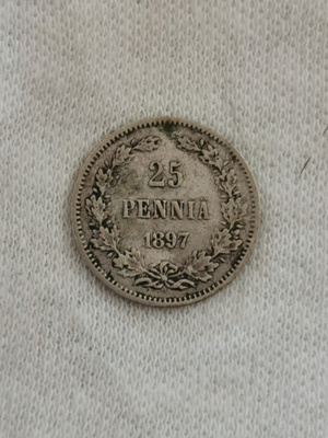 25 penniä 1897, Suomi