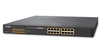 PLANET GSW-1600HP 16-port Gigabit PoE kytkin
