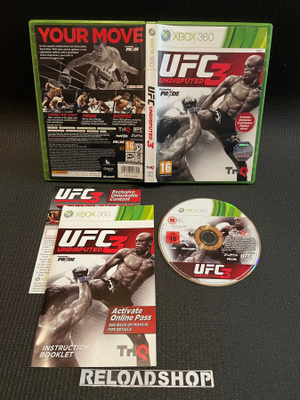 UFC Undisputed 3 XBOX 360 CiB