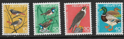 Sveitsi - Pro Juventute 1971 (Mic. 960-963) ** sarja