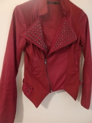Punainen Ark&Co biker takki