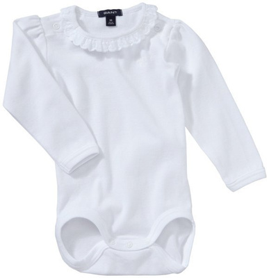 GANT valkoinen BODY frillalla koko 68 cm, ovh 49,90 € UUSI