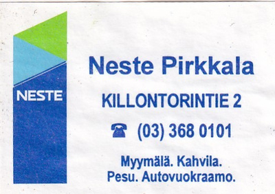 Pirkkala , NESTE   7/8