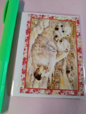 Suloinen taittokortti ja kuori,kulkematon.