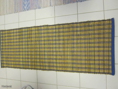 Upea kaitaliina , kaisla ja sininen lanka. Hand made UUSI