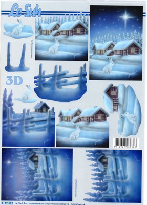 3D "°JÄNIS & KAUNIS TALVIMAISEMA°" /Le Suh