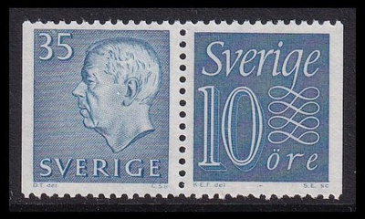 Ruotsi 490-430bDD ** Gustaf-numero vihkopari (1962)