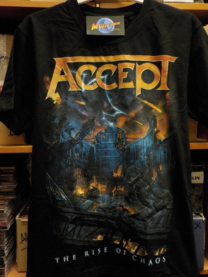 ACCEPT - THE RISE OF CHAOS TOUR 2017- 2018 UUSI T-PAITA S
