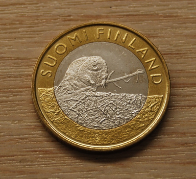 Suomi 5 € 2015 Satakunta - Majava