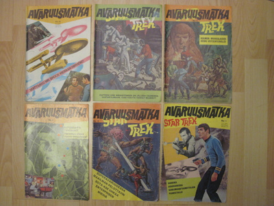 Avaruusmatka- Star Trek 6 kpl