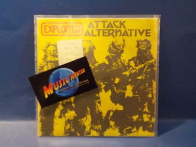 THE EXPLOITED - ATTACK / ALTERNATIVE EX+/M- FIN -82 7"